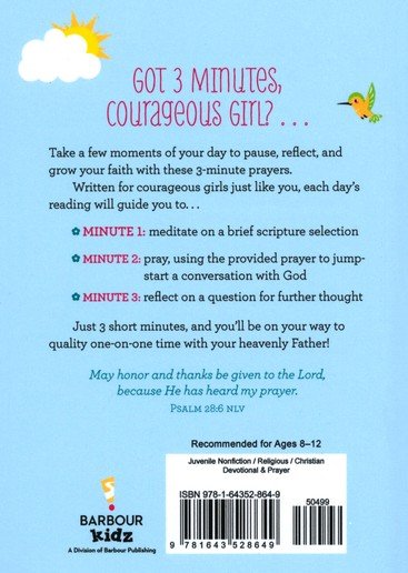 3-Minute Prayers for Courageous Girls