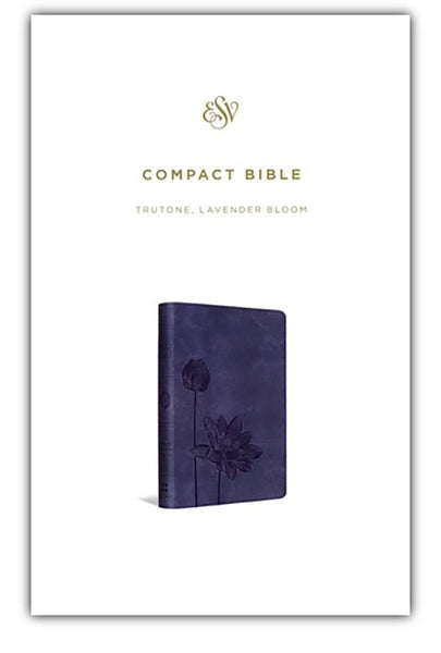 ESV Compact Bible-Lavender Bloom TruTone