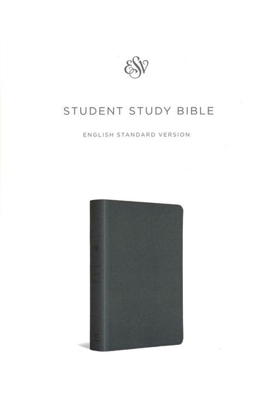 ESV Student Study Bible (Gray TruTone): Comprehensive Guide with 12,000 Study Notes, 80+ Maps & Illustrations, Black Letter Text, Lifetime Guarantee