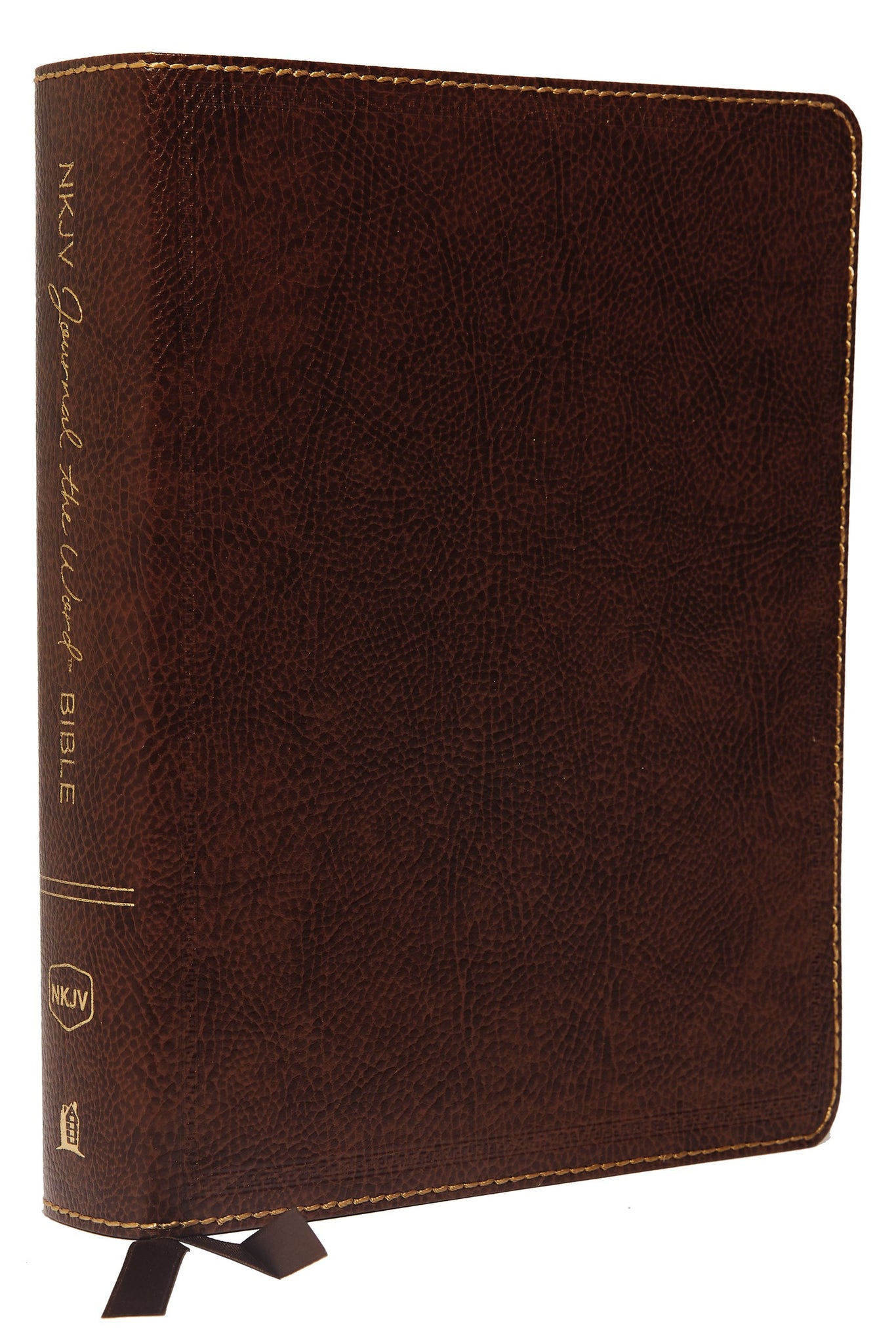 NKJV Journal The Word Bible/Large Print-Brown Bonded Leather