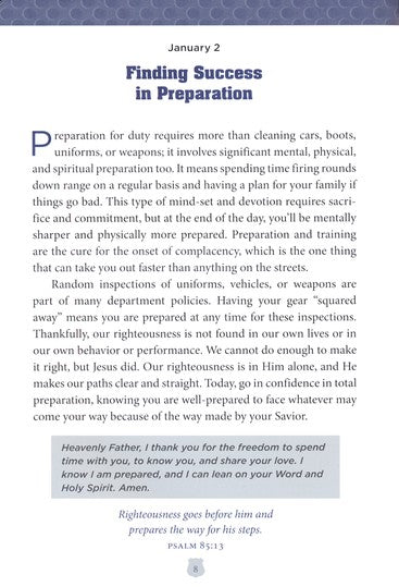 Behind the Badge: 365 Daily Devotions for Law Enforcement (Imitation Leather) – Motivational Devotions for Police Officers or Those Working in Law Enforcement, Perfect Gift for Family and Friends