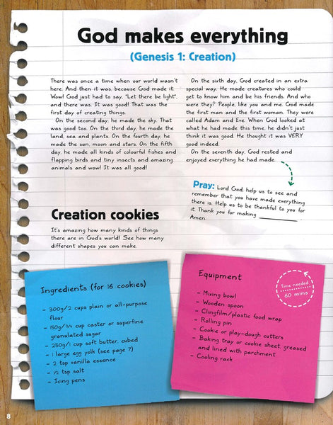 Bake through the Bible: 20 Fun Cooking Activities To Explore The Bible Story With Young Children ( Beginning With God )