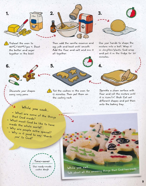 Bake through the Bible: 20 Fun Cooking Activities To Explore The Bible Story With Young Children ( Beginning With God )