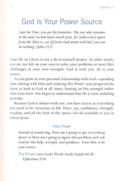 Quiet Times With God Devotional: 365 Daily Inspirations for Spiritual Growth by Joyce Meyer