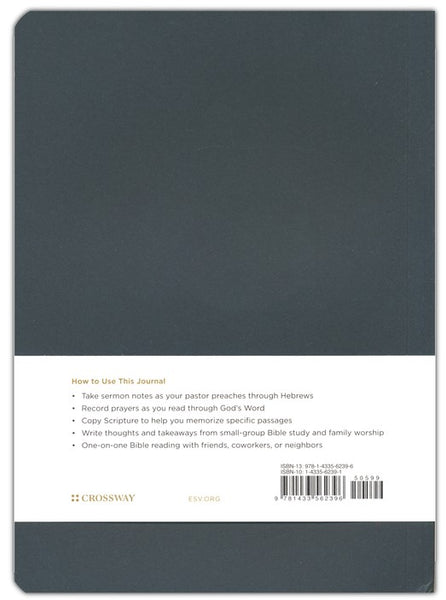 ESV Scripture Journal: Hebrews-Black Softcover