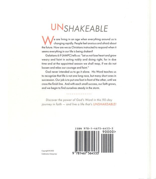 Unshakeable: Facing Your Giants in Gods Strength (A 90-Day Journey In Faith)