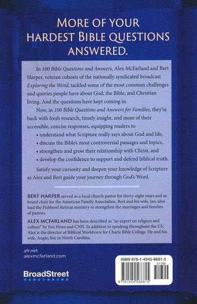 100 Bible Questions And Answers For Families