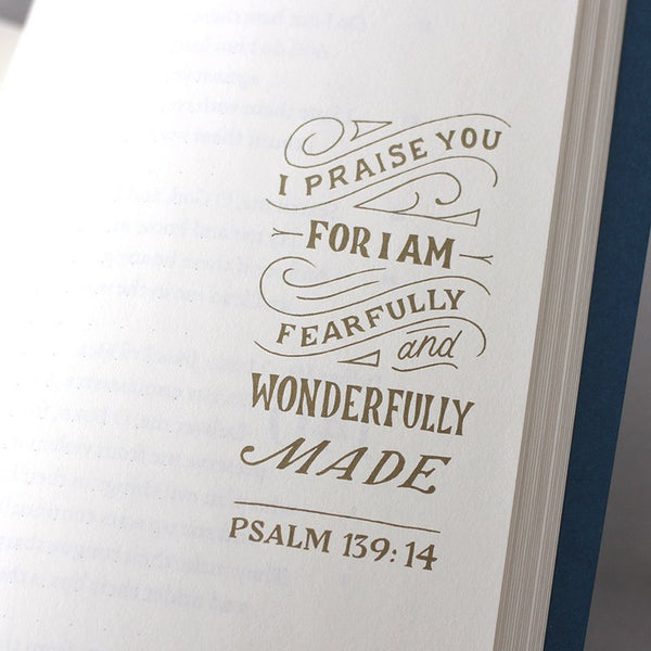 ESV Illuminated Scripture Journal: Psalms-Blue Softcover