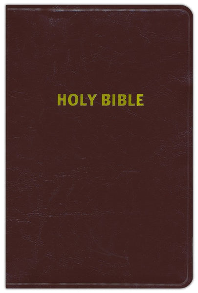 NASB Giant Print Handy-Size Bible-Burgundy Bonded Leather