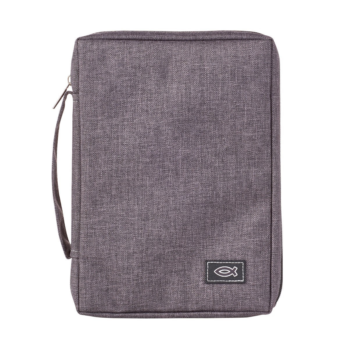 Bible Cover-Value-Fish-MED-Gray