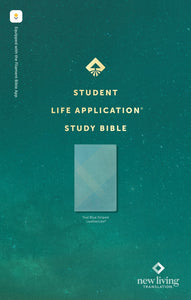 NLT Student Life Application Study Bible Filament Enabled Edition-Teal Blue Striped LeatherLike