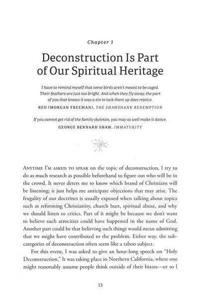 Deconstruct Faith, Discover Jesus: How Questioning Your Religion Can Lead You to a Healthy and Holy God