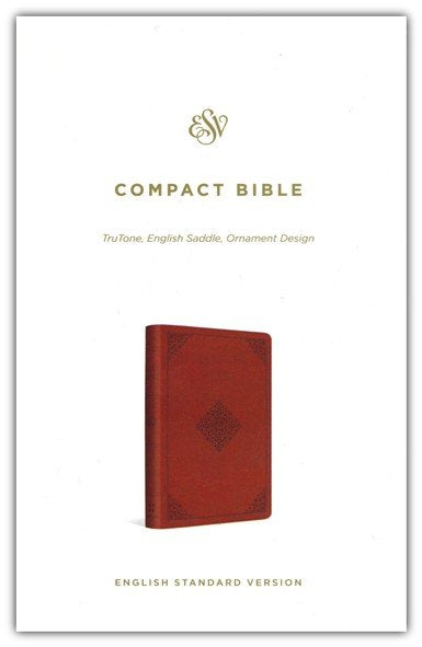 ESV Compact Bible-English Saddle Ornament Design TruTone