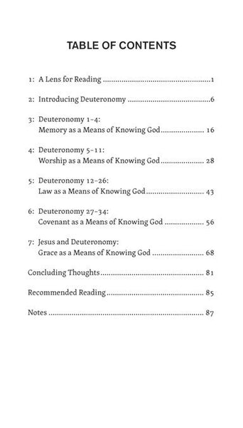 Invited to Know God: The Book of Deuteronomy (Transformative Word)