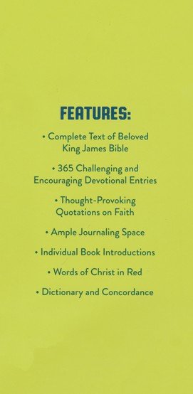 The Daily Wisdom for Teen Guys Devotional Bible: King James Version - 365 Daily Devotions, Bible Reading Plan, and Study Tools for Spiritual Growth