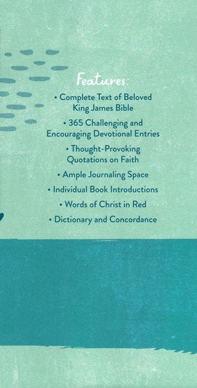 Daily Wisdom for Teen Girls KJV Devotional Bible: King James Version with 365 Devotional Readings (Blush Rainforest Edition)