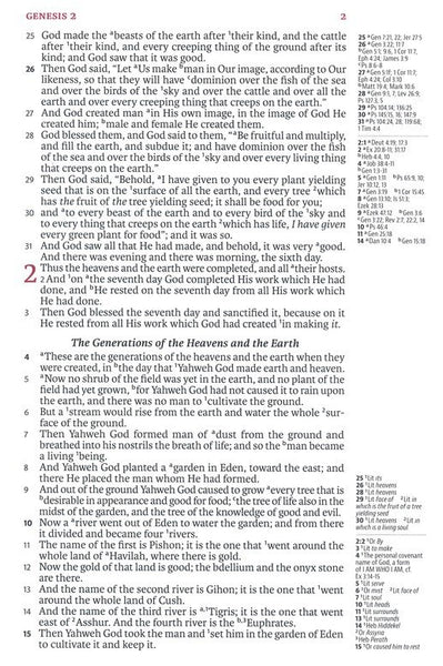 Legacy Standard Bible, Inside Column Reference Paste-Down Black Faux Leather Indexed (LSB): Easy-to-Read Large Print with Extensive Cross References and Footnotes