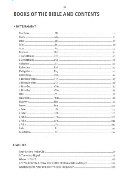 CSB Here's Hope New Testament-Softcover