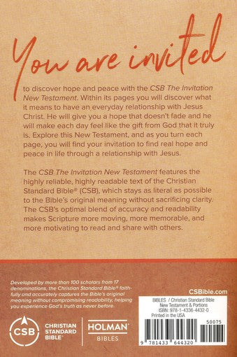 CSB The Invitation New Testament-Softcover