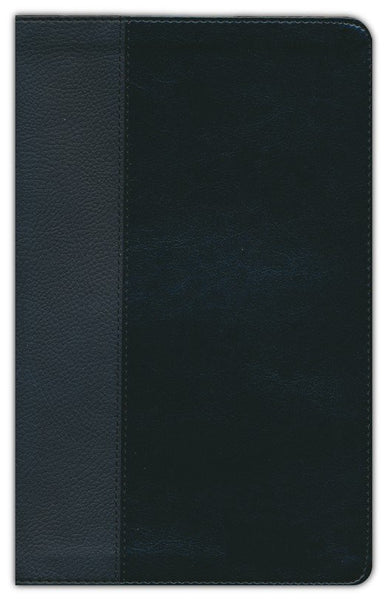 NLT Personal Size Giant Print Bible/Filament Enabled-Black/Onyx LeatherLike