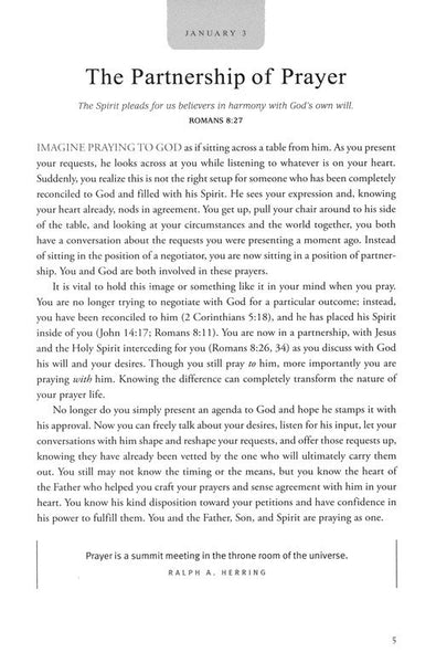 The One Year Praying In Faith Devotional