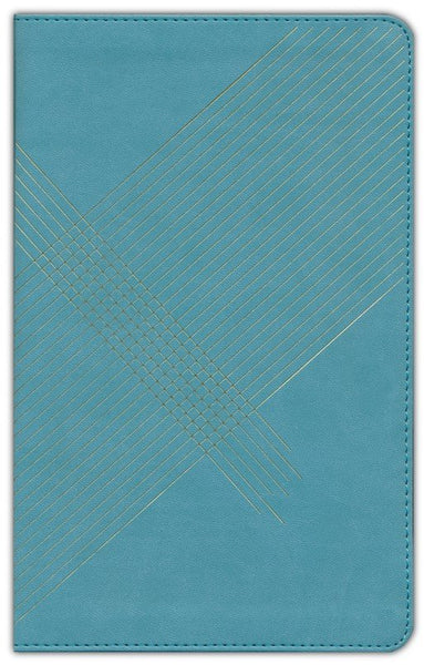 NLT Student Life Application Study Bible Filament Enabled Edition-Teal Blue Striped LeatherLike