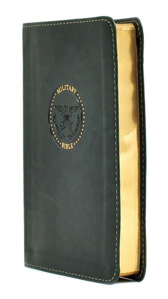 CSB Military Bible (For Soldiers)-Green LeatherTouch