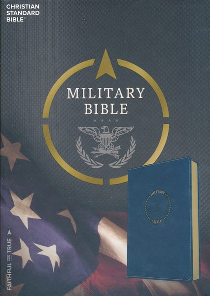 CSB Military Bible (For Airmen)-Royal Blue LeatherTouch