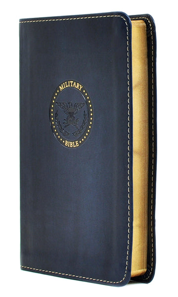 CSB Military Bible (For Airmen)-Royal Blue LeatherTouch