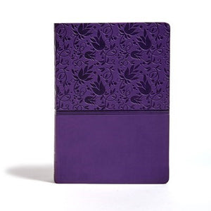 KJV Super Giant Print Reference Bible-Purple LeatherTouch