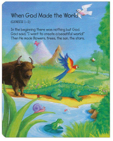 Read To Me Toddlers Bible: 20 Simply Told Bible Stories with Beautiful Illustrations (Padded Hardcover Board Book)