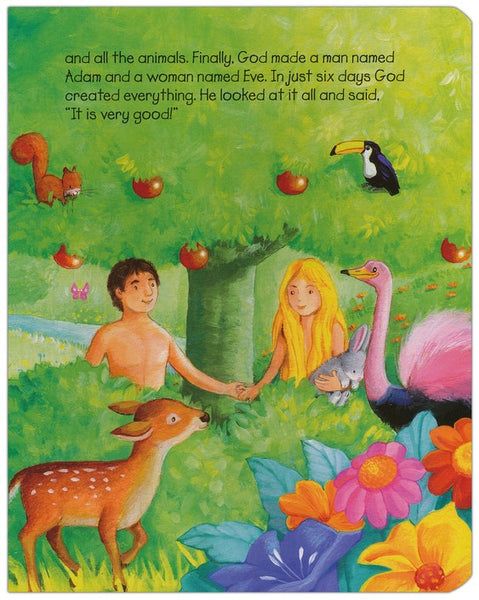 Read To Me Toddlers Bible: 20 Simply Told Bible Stories with Beautiful Illustrations (Padded Hardcover Board Book)