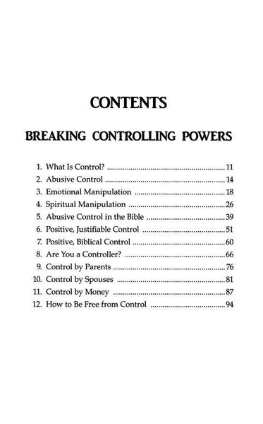 Breaking Controlling Powers: Victory over Spiritual Attacks (3 in 1 Book Collection)