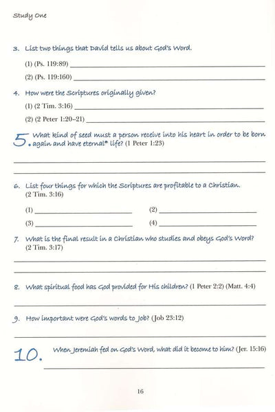 Self Study Bible Course (Expanded)