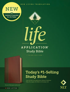 NLT Life Application Study Bible (Third Edition) (RL)-Brown/Tan LeatherLike