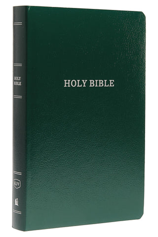 KJV Gift & Award Bible (Comfort Print)-Hunter Green Leatherflex