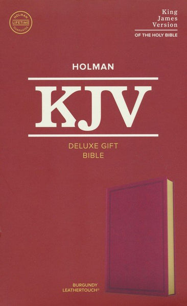 KJV Deluxe Gift Bible-Burgundy LeatherTouch