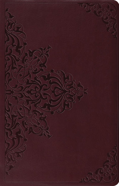 ESV Premium Gift Bible-Chestnut Filigree Design TruTone