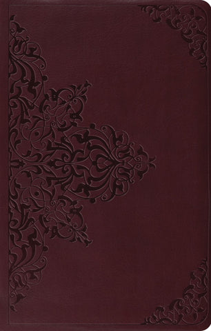 ESV Premium Gift Bible-Chestnut Filigree Design TruTone