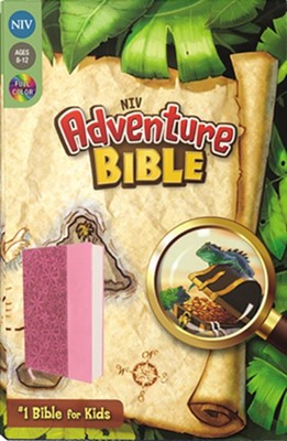 NIV Adventure Bible (Full Color)-Raspberry/Pink Duo-Tone