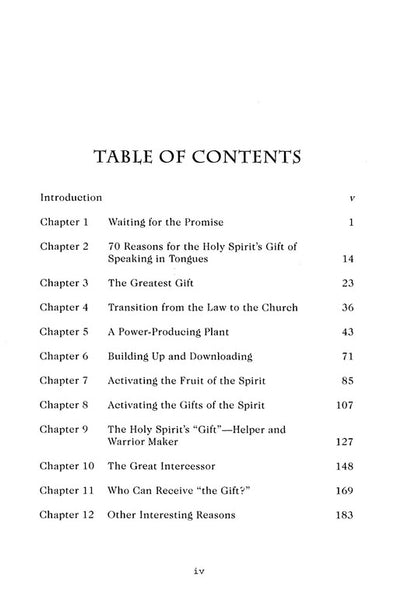 70 Reasons for Speaking in Tongues: Your Own Built-In Spiritual Dynamo