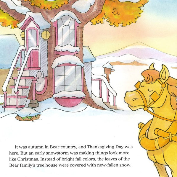 The Berenstain Bears Thanksgiving Blessings: A Heartwarming Thanksgiving Story (Living Lights) - Stickers Included!