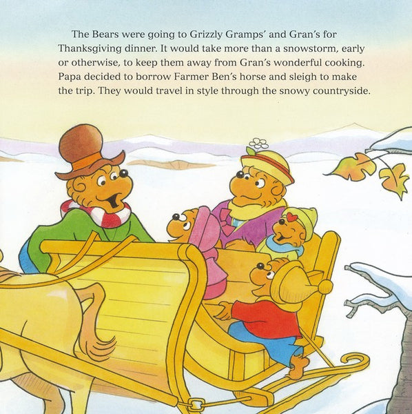 The Berenstain Bears Thanksgiving Blessings: A Heartwarming Thanksgiving Story (Living Lights) - Stickers Included!