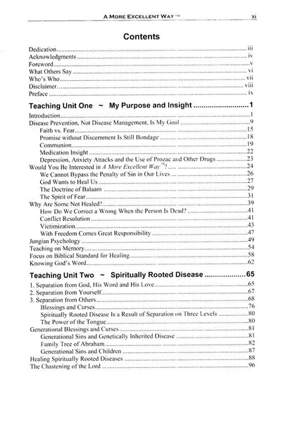 A More Excellent Way: Spiritual Pathways to Healing and Disease Prevention (Includes DVD) by Dr. Henry W. Wright