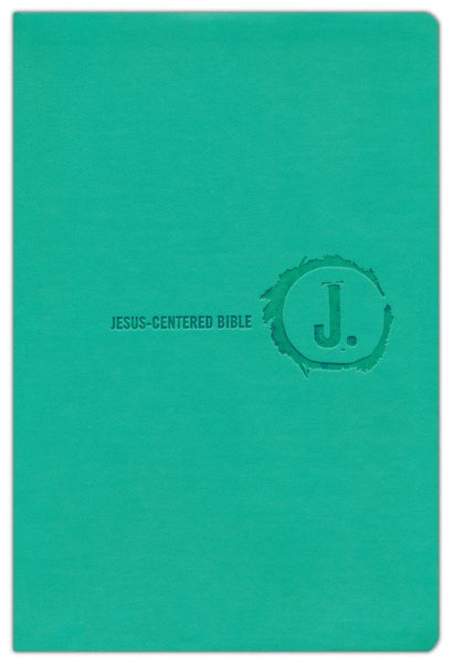 NLT Jesus-Centered Bible-Turquoise Imitation Leather (Second Edition)