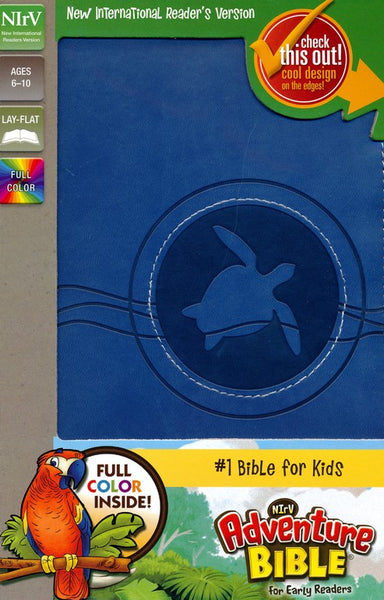 NIrV Adventure Bible For Early Readers (Full Color)-Blueberry DuoTone