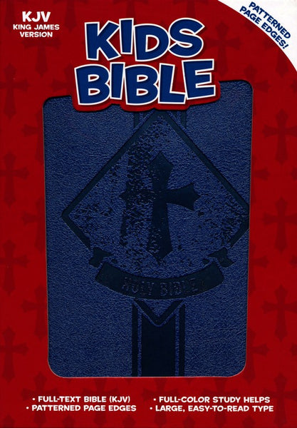 KJV Kids Bible-Royal Blue LeatherTouch