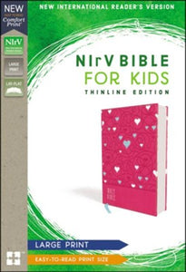 NIrV Bible For Kids/Large Print (Comfort Print)-Pink Leathersoft