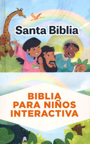 (Spanish Edition) RVR 1960 Kids Interactive Bible: Biblia para Niños Interactiva (Hardcover Edition) - Engaging Augmented Reality Bible Experience with Christ Connections and Big Questions and Answers