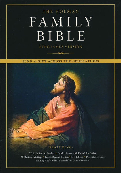 KJV Family Bible: Pure Cambridge Edition with Family Record, Classic Paintings, and More (White Imitation Leather-Over-Board)